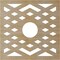 Ekena Millwork Chevron Wood Fretwork Pierced Ceiling Medallion, Birch, 40"OD x 10 3/8"ID x 1/4"T CMWP40X40X0250CHBI - alternate 4